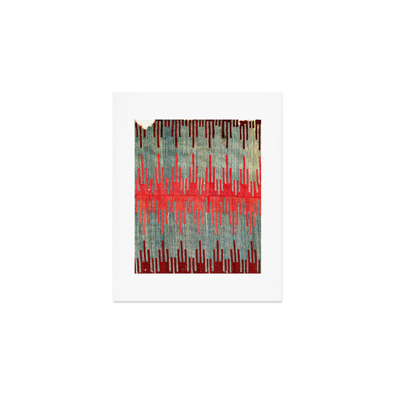 Sivas Antique Turkish Kilim Print Art Print Gallery Image 1