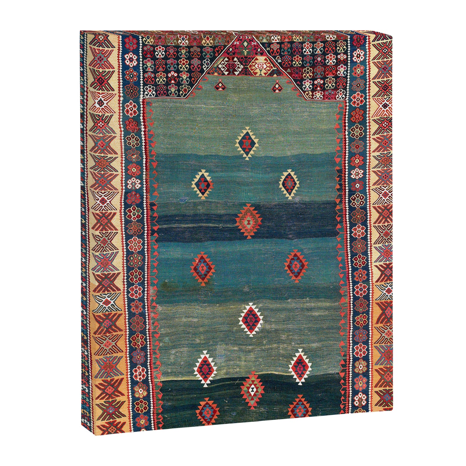 Sivas Antique Turkish Niche Kilim Print Canvas Print Gallery Image 3