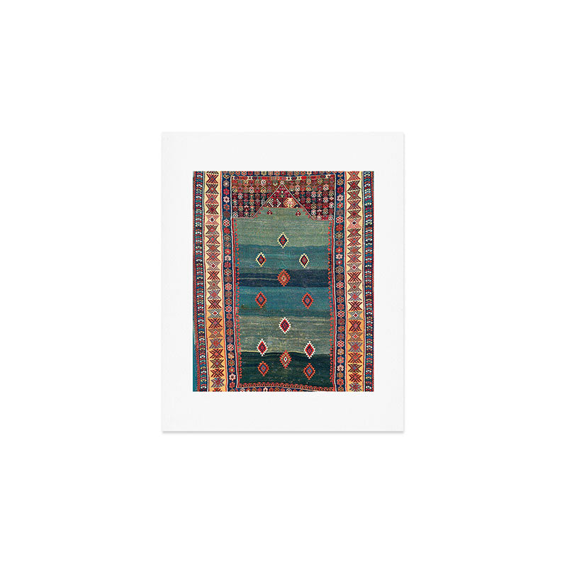 Sivas Antique Turkish Niche Kilim Print Art Print Gallery Image 1