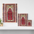 Sivas Central Anatolian Niche Rug Print Canvas Print Gallery Image 3
