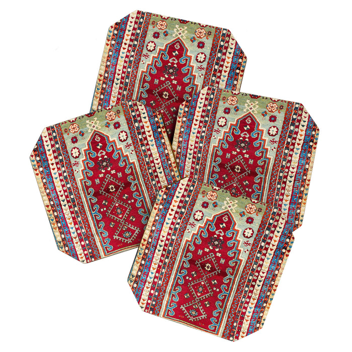 Sivas Central Anatolian Niche Rug Print Coaster Gallery Image 1