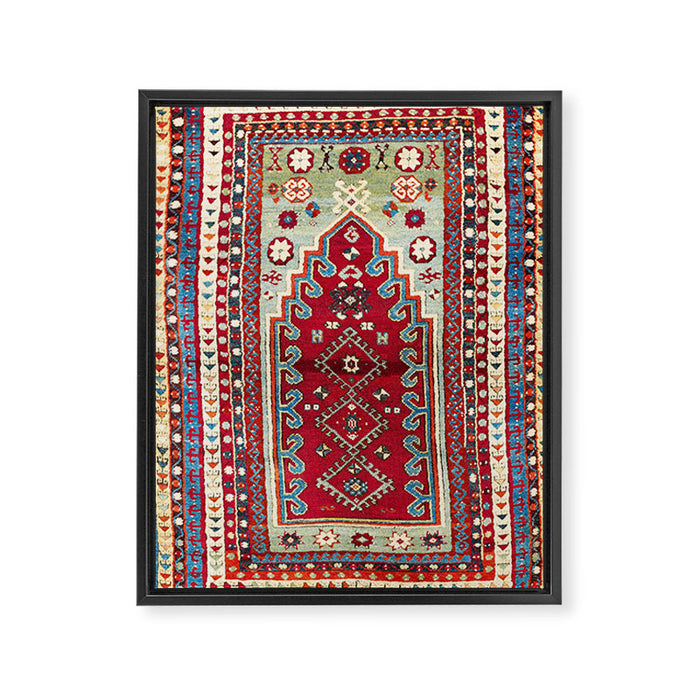 Sivas Central Anatolian Niche Rug Print Framed Canvas Print Gallery Image 1