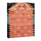 South West Anatolia  Antique Turkish Niche Kilim Print Canvas Print Gallery Image 3