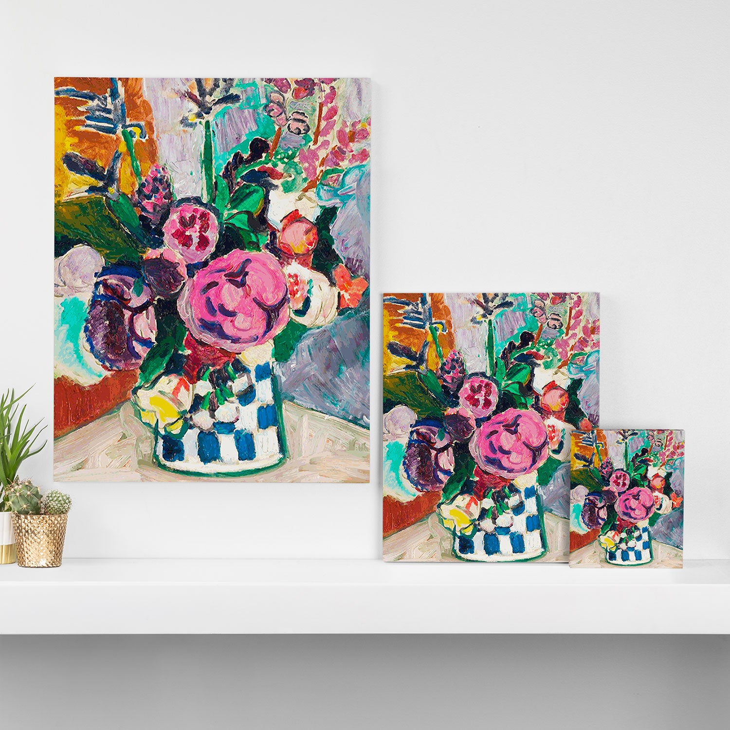 Still Life After Matisse Digital Vector Painting Canvas Print Gallery Image 3