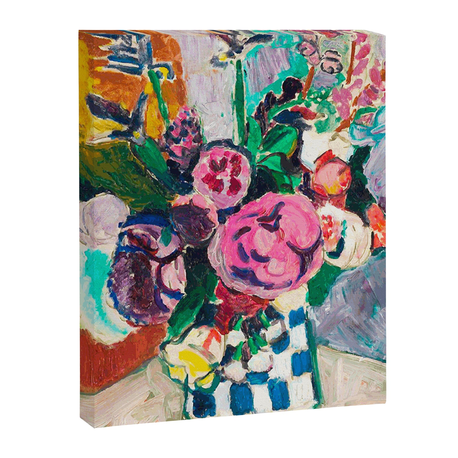 Still Life After Matisse Digital Vector Painting Canvas Print Gallery Image 3