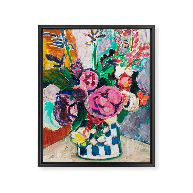 Still Life After Matisse Digital Vector Painting Framed Canvas Print Gallery Image 3