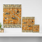 Suiyuan Province Chinese Pictorial Rug Print Canvas Print Gallery Image 3