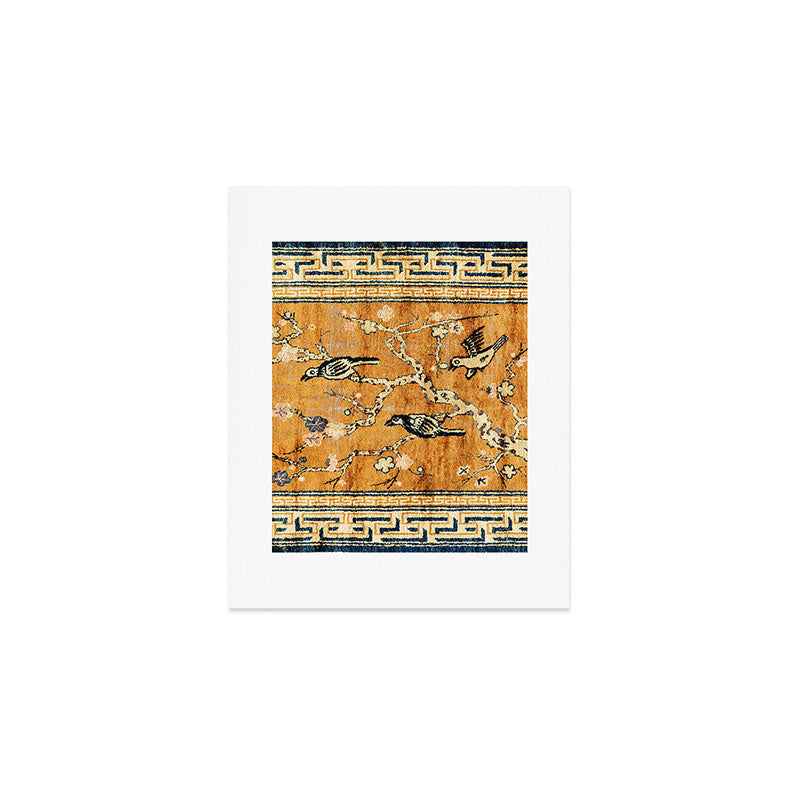 Suiyuan Province Chinese Pictorial Rug Print Art Print Gallery Image 1