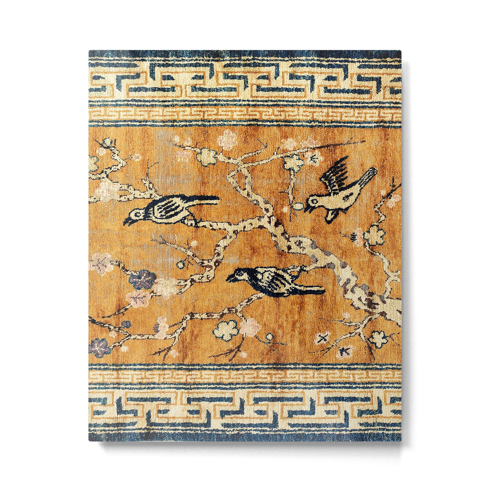 Suiyuan Province Chinese Pictorial Rug Print Metal Print Gallery Image 4