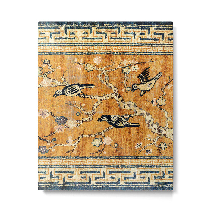 Suiyuan Province Chinese Pictorial Rug Print Metal Print Gallery Image 1