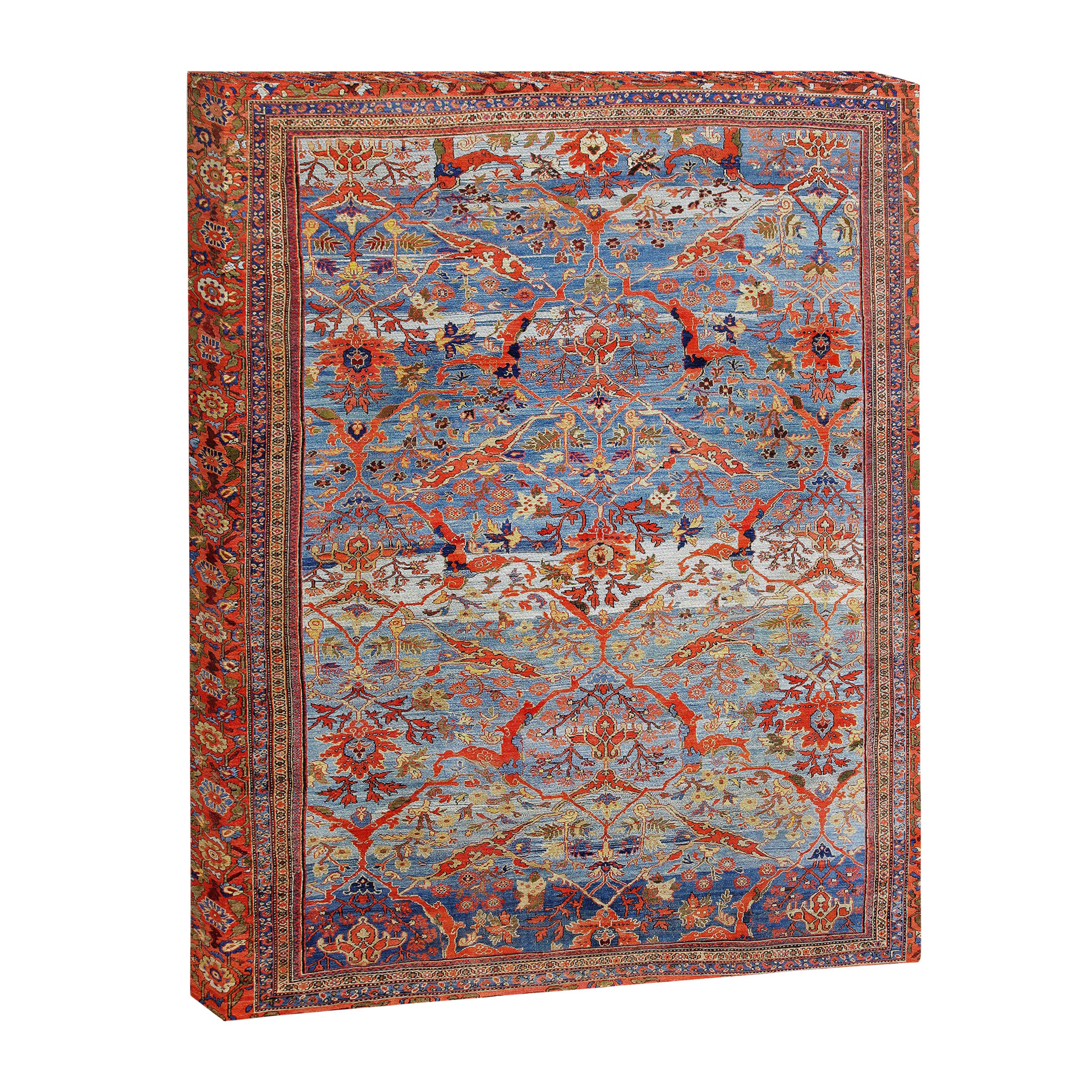 Sultanabad Antique Persian Rug Print Canvas Print Gallery Image 6