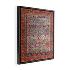 Sultanabad Antique Persian Rug Print Framed Canvas Print Gallery Image 2