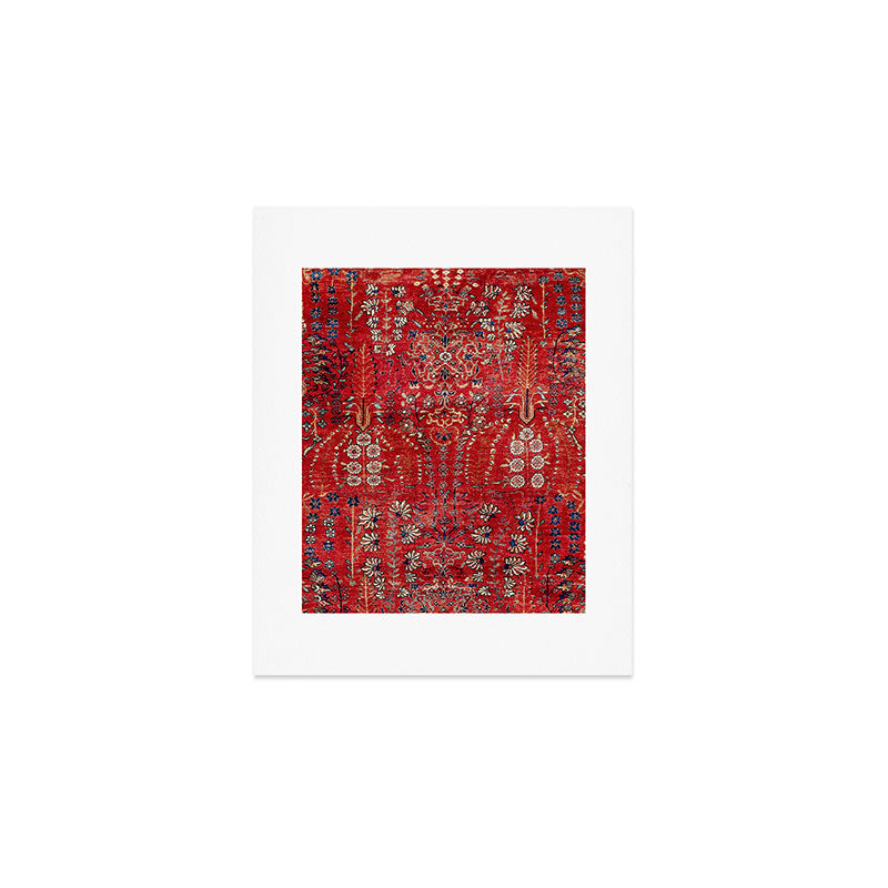 Sultanabad Arak West Persian Rug Print Art Print Gallery Image 1