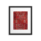 Sultanabad Arak West Persian Rug Print Framed Art Print Gallery Image 4