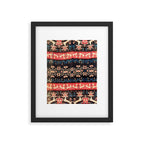 Sumba East Indonesian Ikat Print Framed Art Print Gallery Image 4