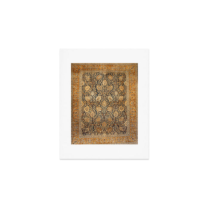 Tabriz Antique Boho Persian Rug Print Art Print Gallery Image 1