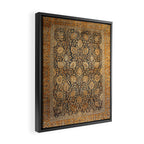 Tabriz Antique Boho Persian Rug Print Framed Canvas Print Gallery Image 2