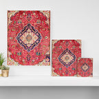 Tabriz Antique Persian Rug Print Canvas Print Gallery Image 3