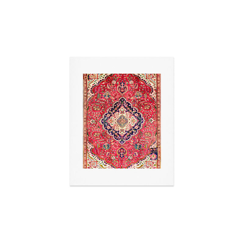 Tabriz Antique Persian Rug Print Art Print Gallery Image 1