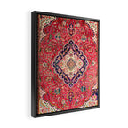 Tabriz Antique Persian Rug Print Framed Canvas Print Gallery Image 2
