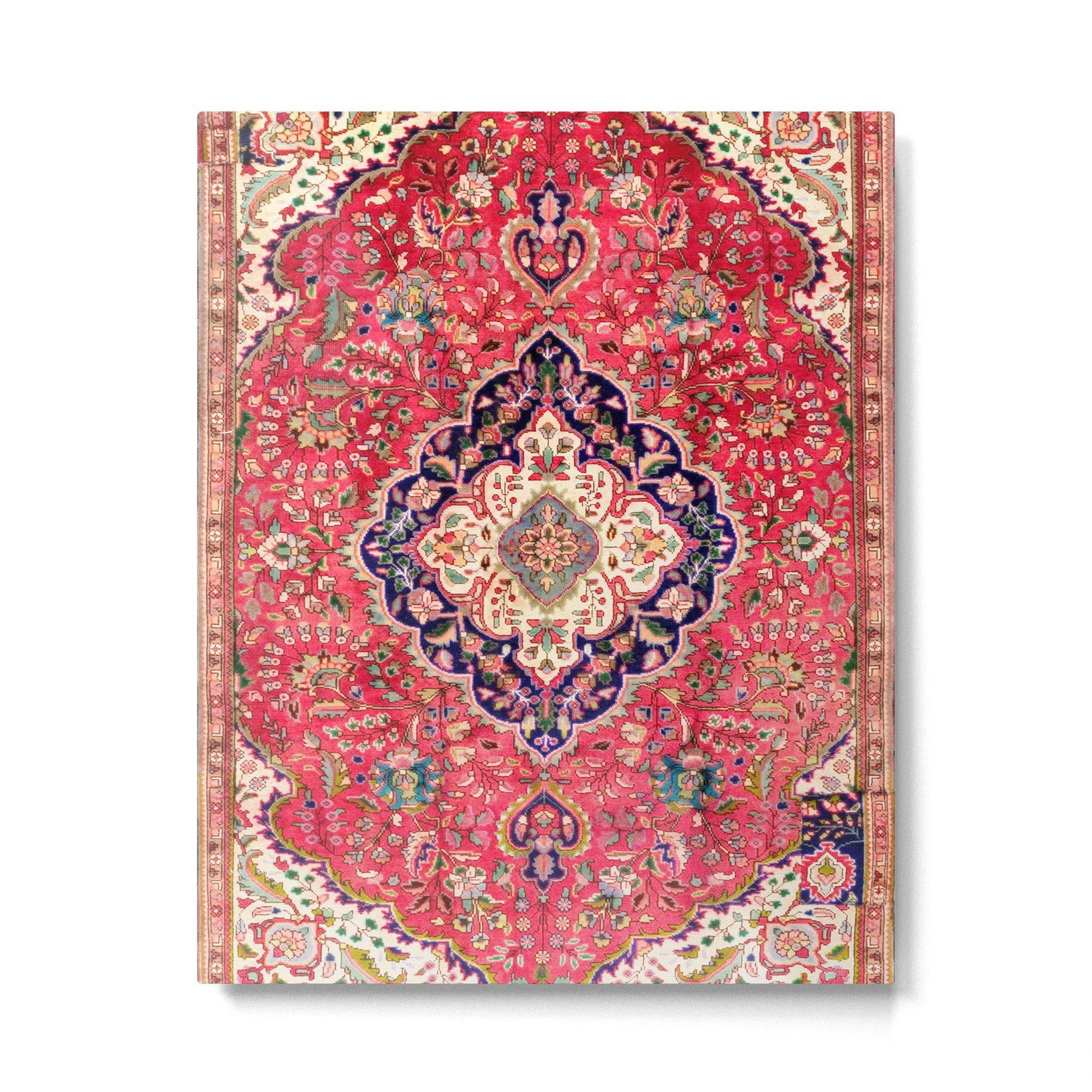Tabriz Antique Persian Rug Print Metal Print Gallery Image 4