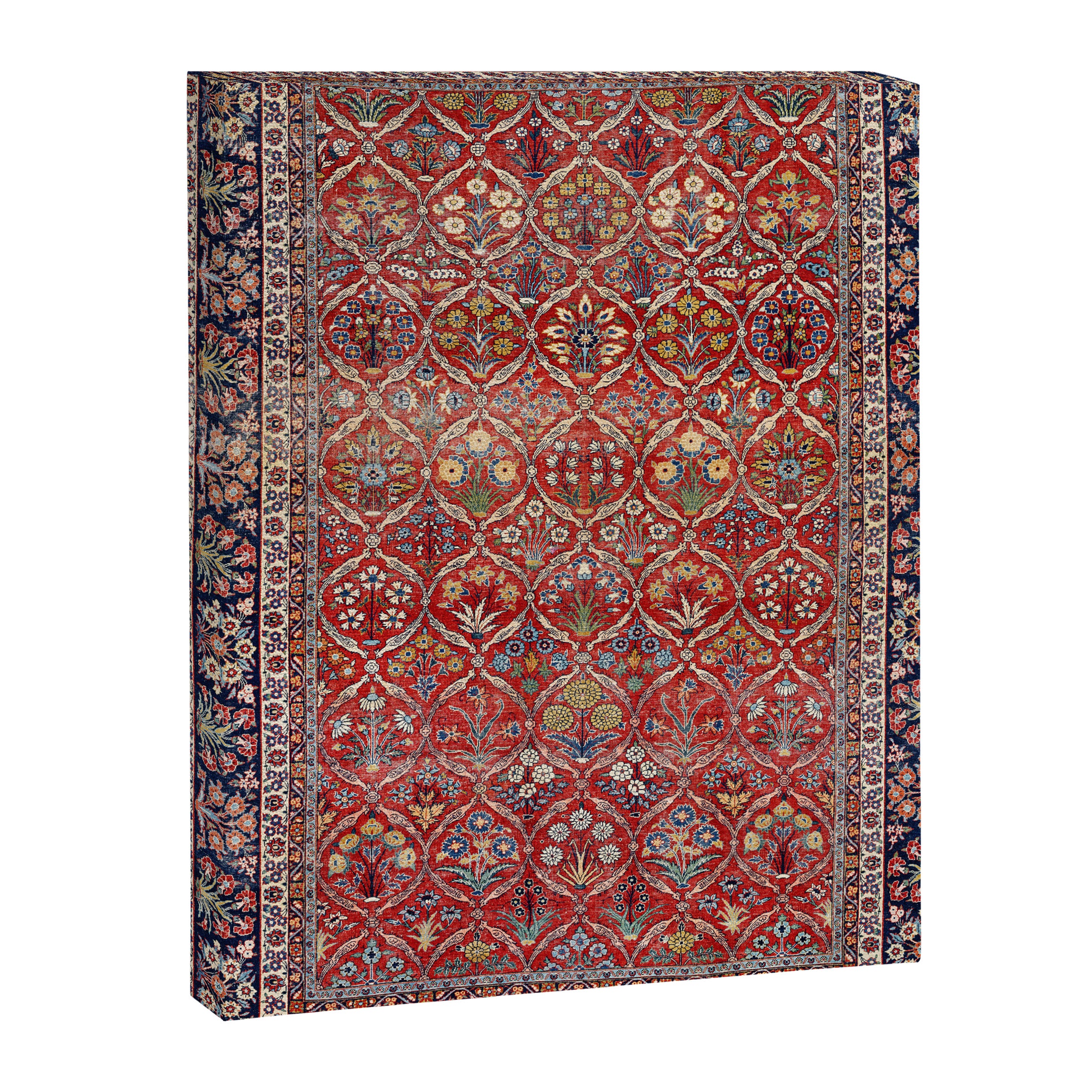 Tabriz Azerbaijan Northwest Persian Carpet Print Canvas Print Gallery Image 3