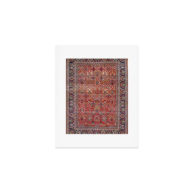 Tabriz Azerbaijan Northwest Persian Carpet Print Art Print Gallery Image 1