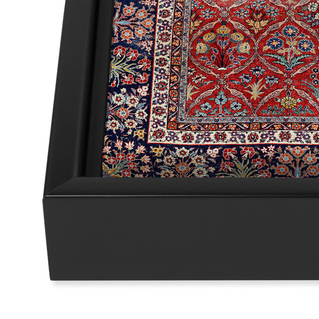 Tabriz Azerbaijan Northwest Persian Carpet Print Framed Canvas Print Gallery Image 3