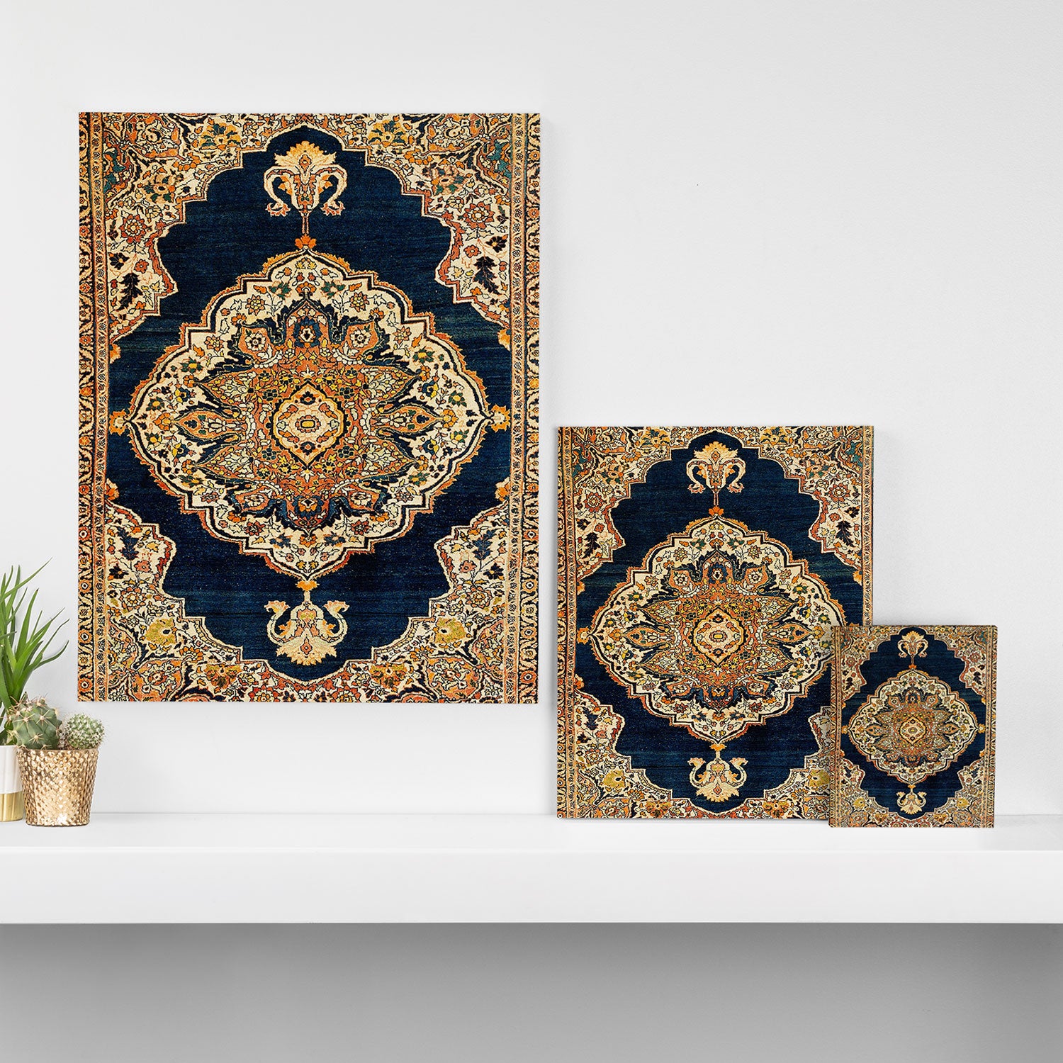 Tabriz Azerbaijan Northwest Persian Rug Print Canvas Print Gallery Image 3