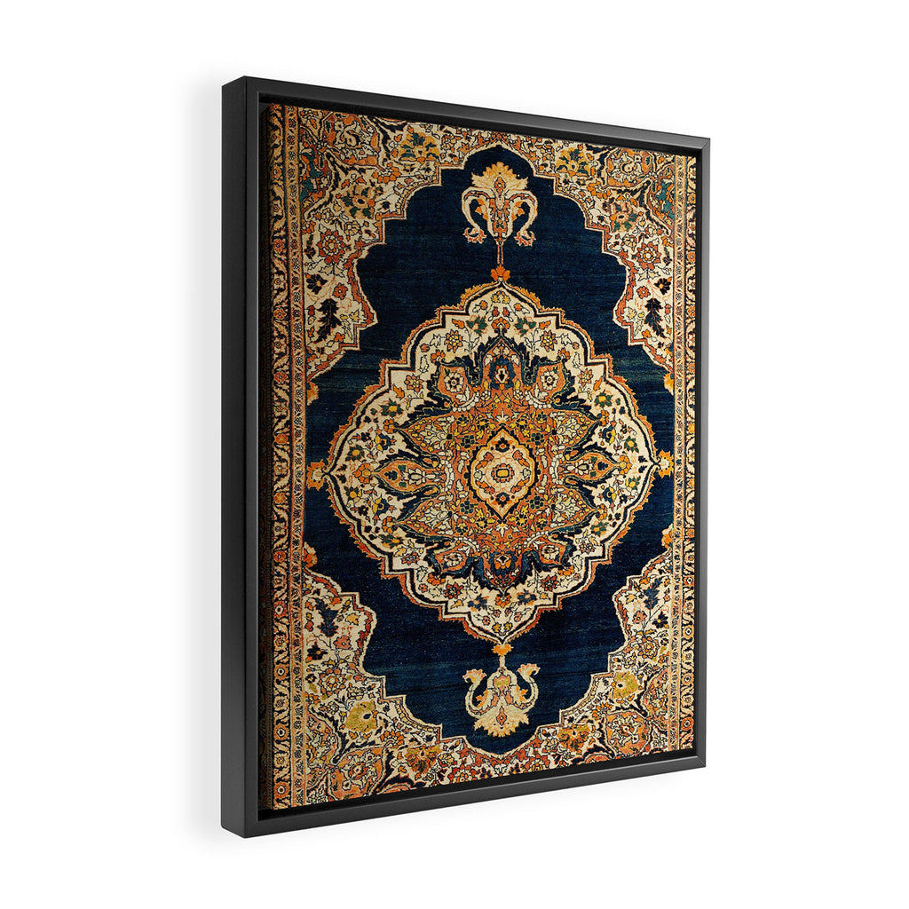 Tabriz Azerbaijan Northwest Persian Rug Print Framed Canvas Print Gallery Image 2