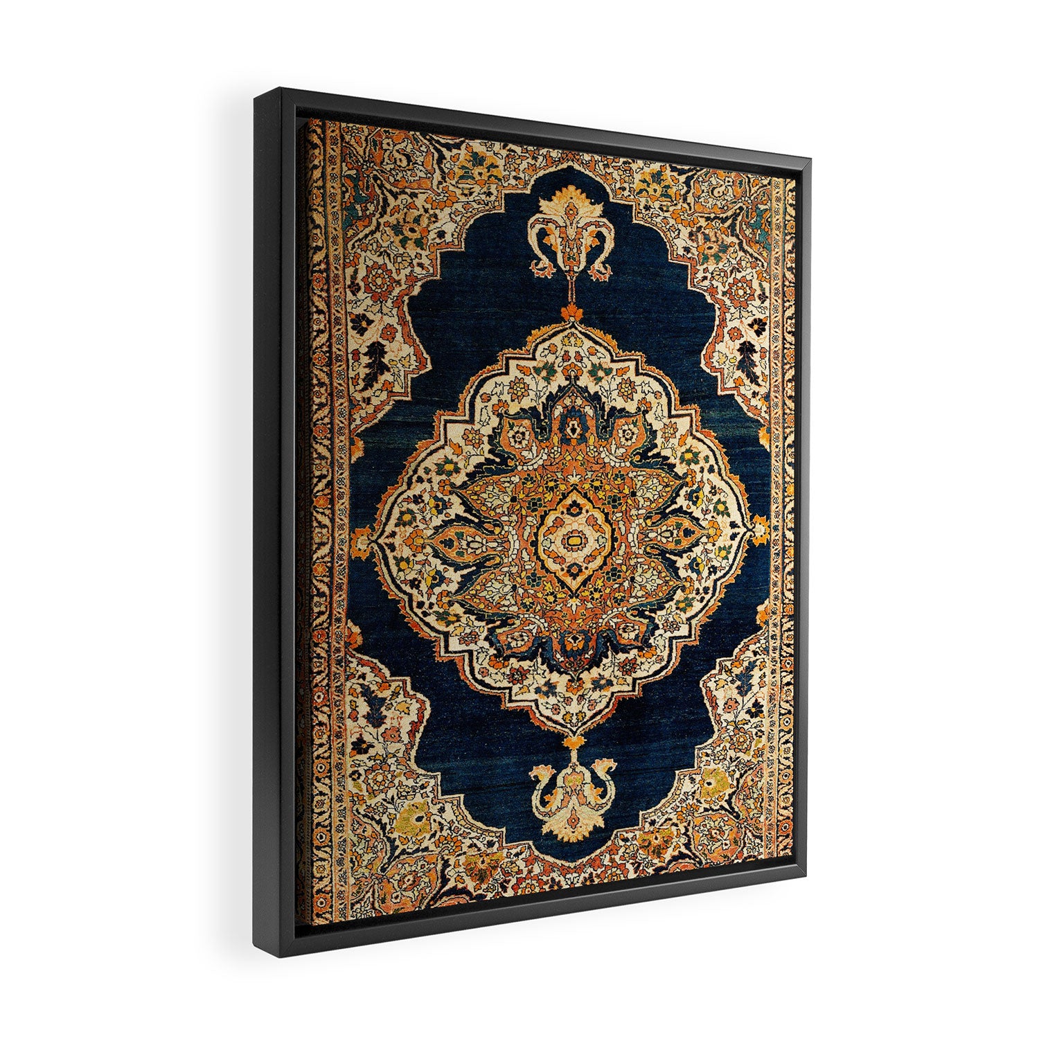 Tabriz Azerbaijan Northwest Persian Rug Print Framed Canvas Print Gallery Image 2
