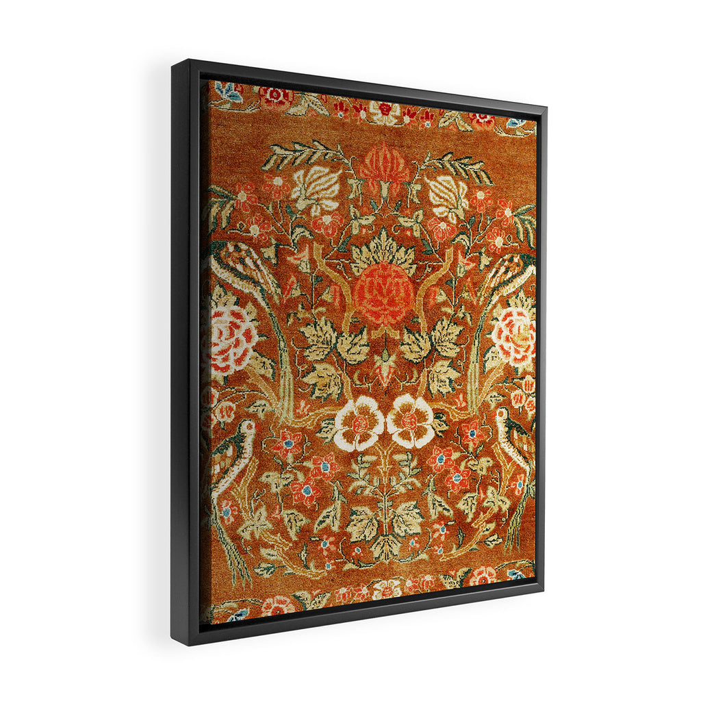 Tabriz Azerbaijan Northwest Persian Rug Print Framed Canvas Print Gallery Image 2