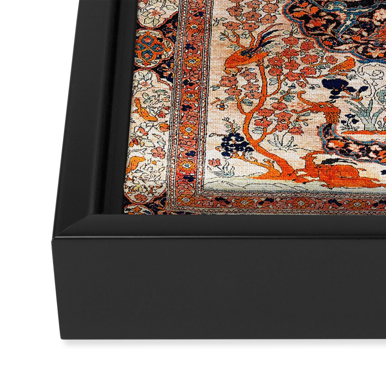 Tabriz Azerbaijan Northwest Persian Rug Print Framed Canvas Print Gallery Image 3
