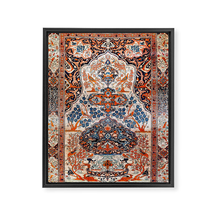 Tabriz Azerbaijan Northwest Persian Rug Print Framed Canvas Print Gallery Image 1
