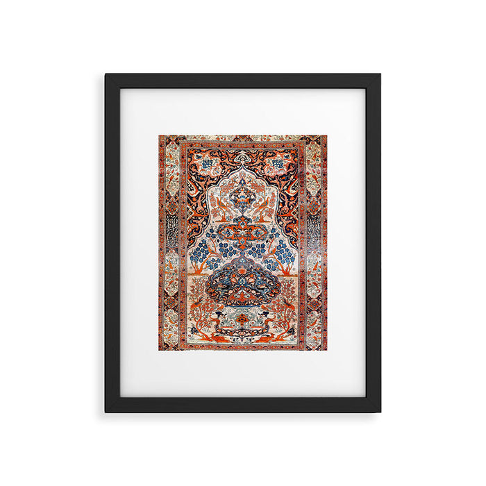 Tabriz Azerbaijan Northwest Persian Rug Print Framed Art Print Gallery Image 1