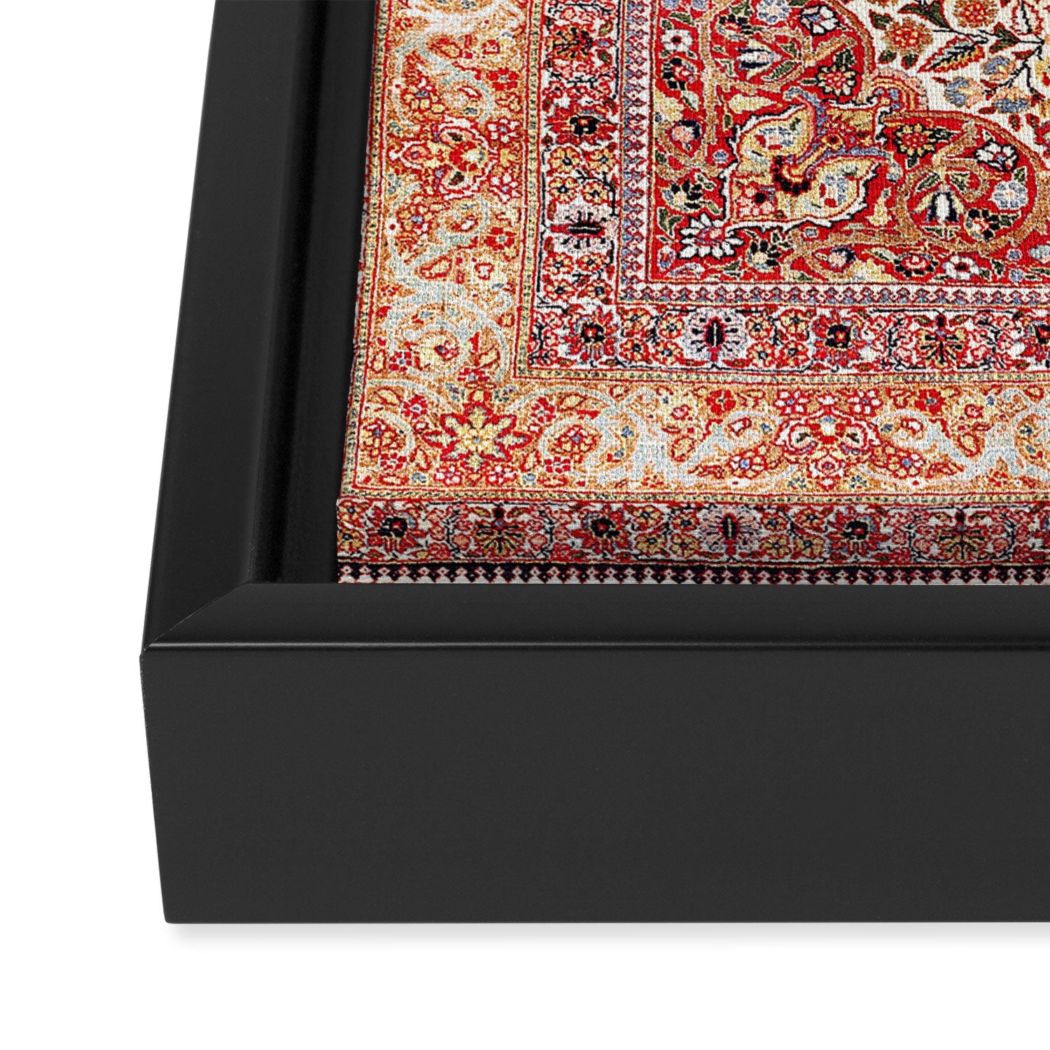 Tabriz Azerbaijan Northwest Persian Rug Print Framed Canvas Print Gallery Image 3