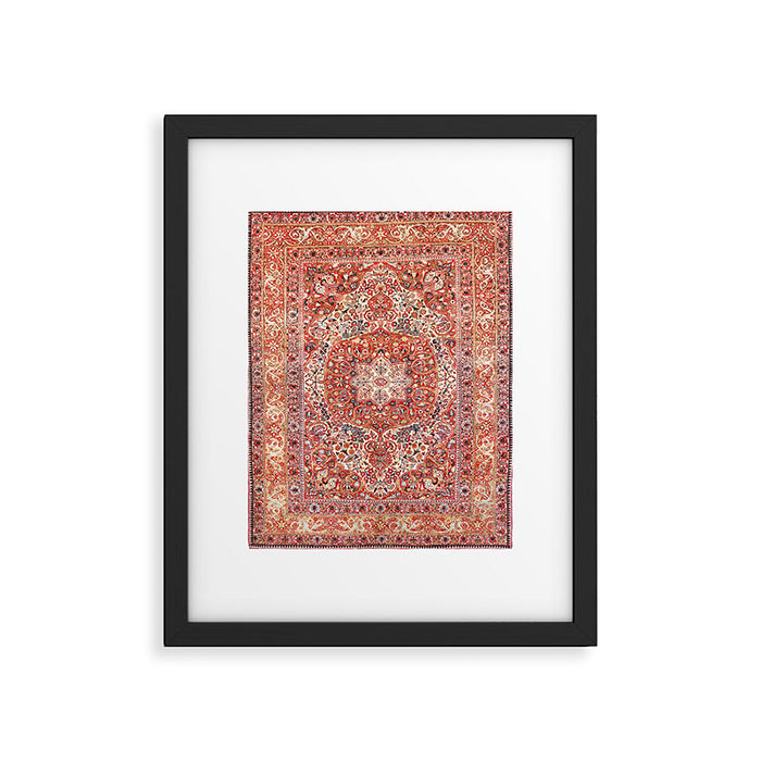 Tabriz Azerbaijan Northwest Persian Rug Print Framed Art Print Gallery Image 1
