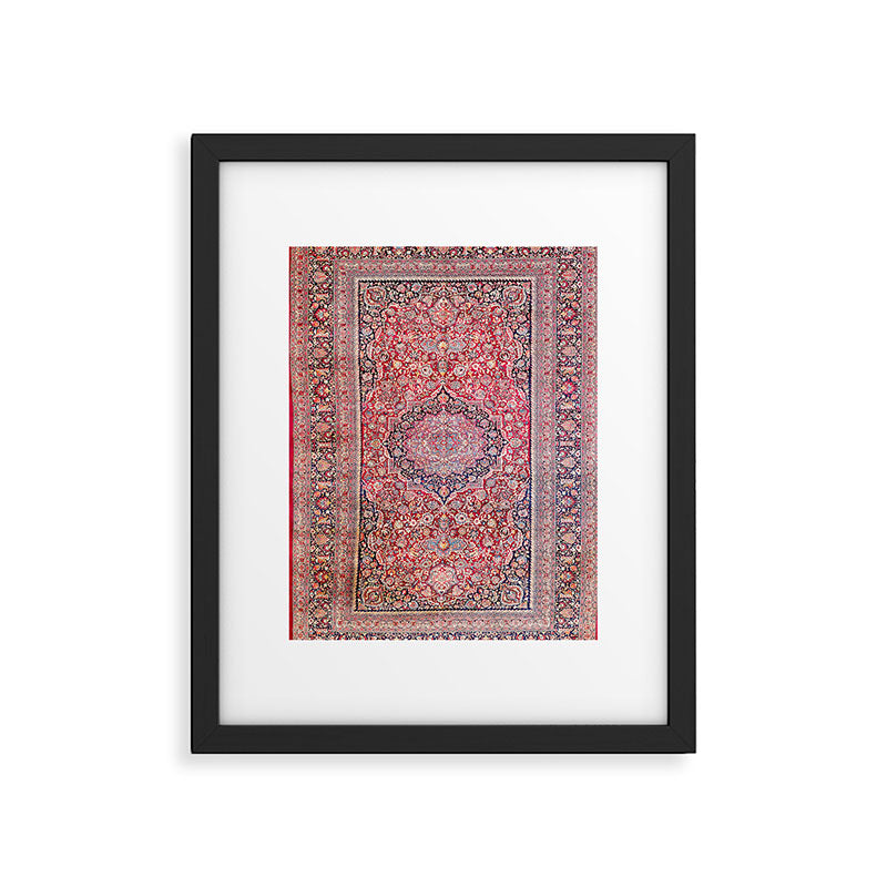 Tabriz West Central Persian Rug Print Framed Art Print Gallery Image 4