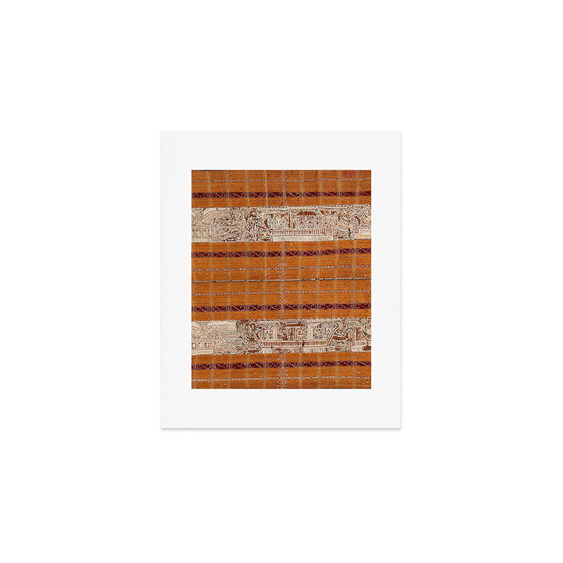Tapis Lampong South Sumatra Indonesian Wrap for Woman Print Art Print Gallery Image 1