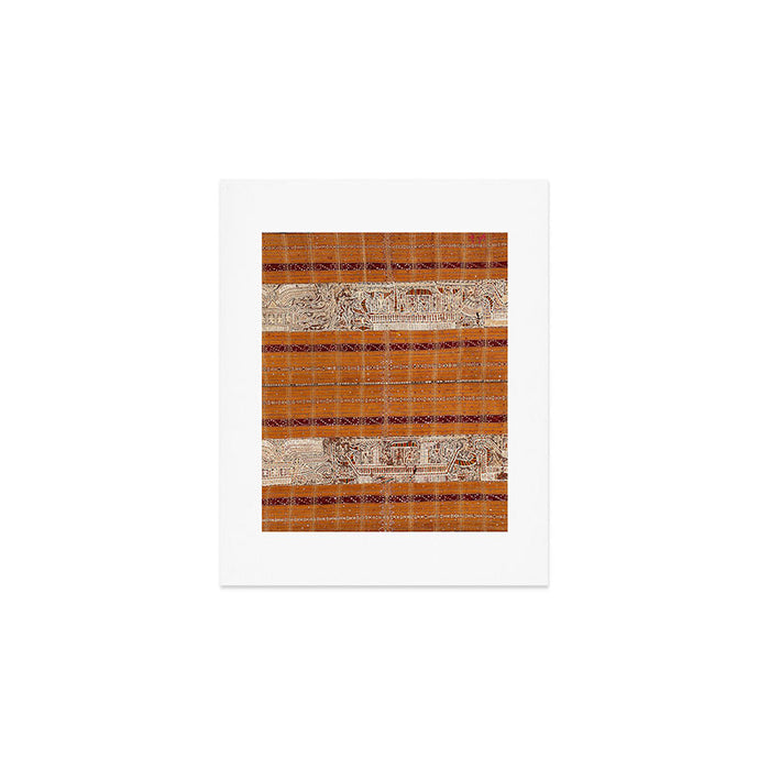 Tapis Lampong South Sumatra Indonesian Wrap for Woman Print Art Print Gallery Image 1