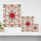 Tashkent Suzani Kokand Uzbekistan Embroidery Print Canvas Print Gallery Image 3