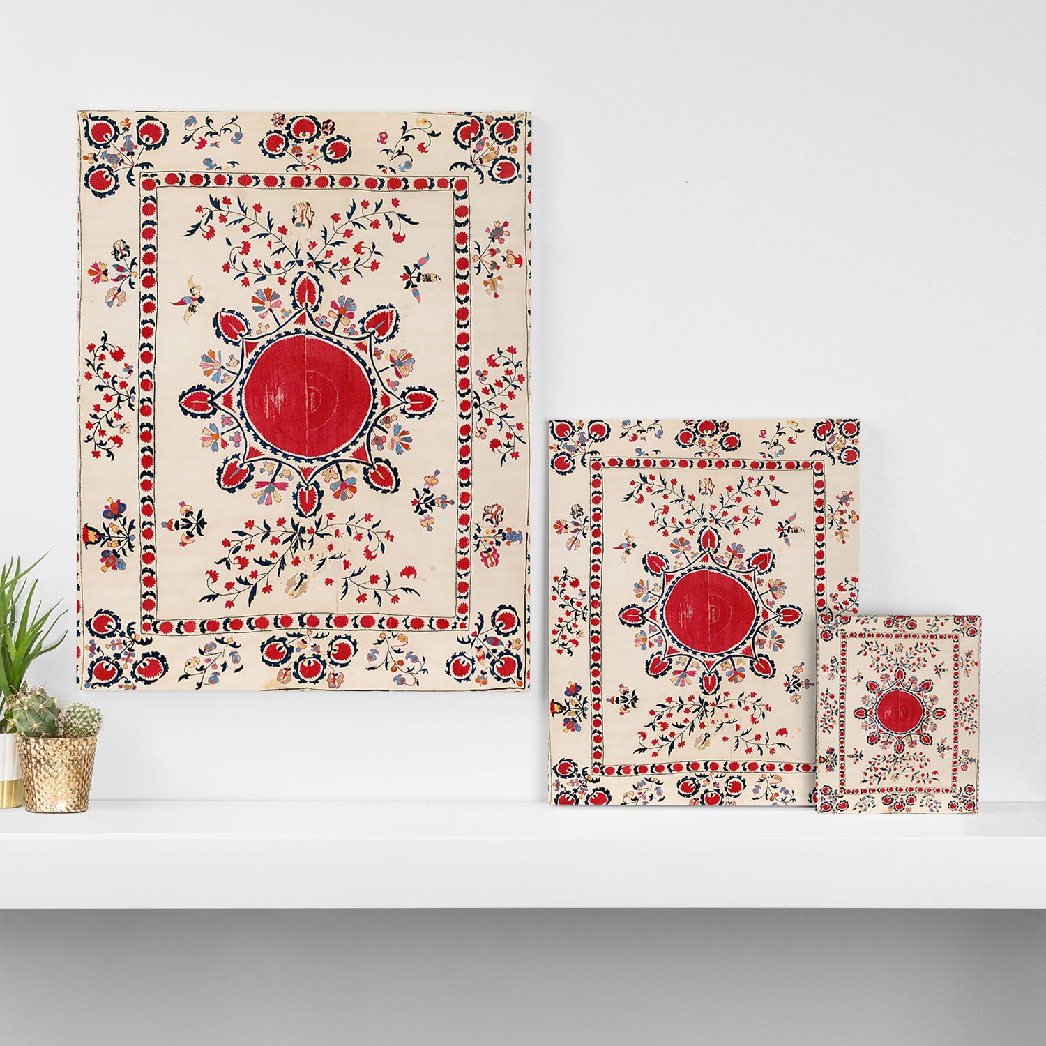 Tashkent Suzani Kokand Uzbekistan Embroidery Print Canvas Print Gallery Image 3