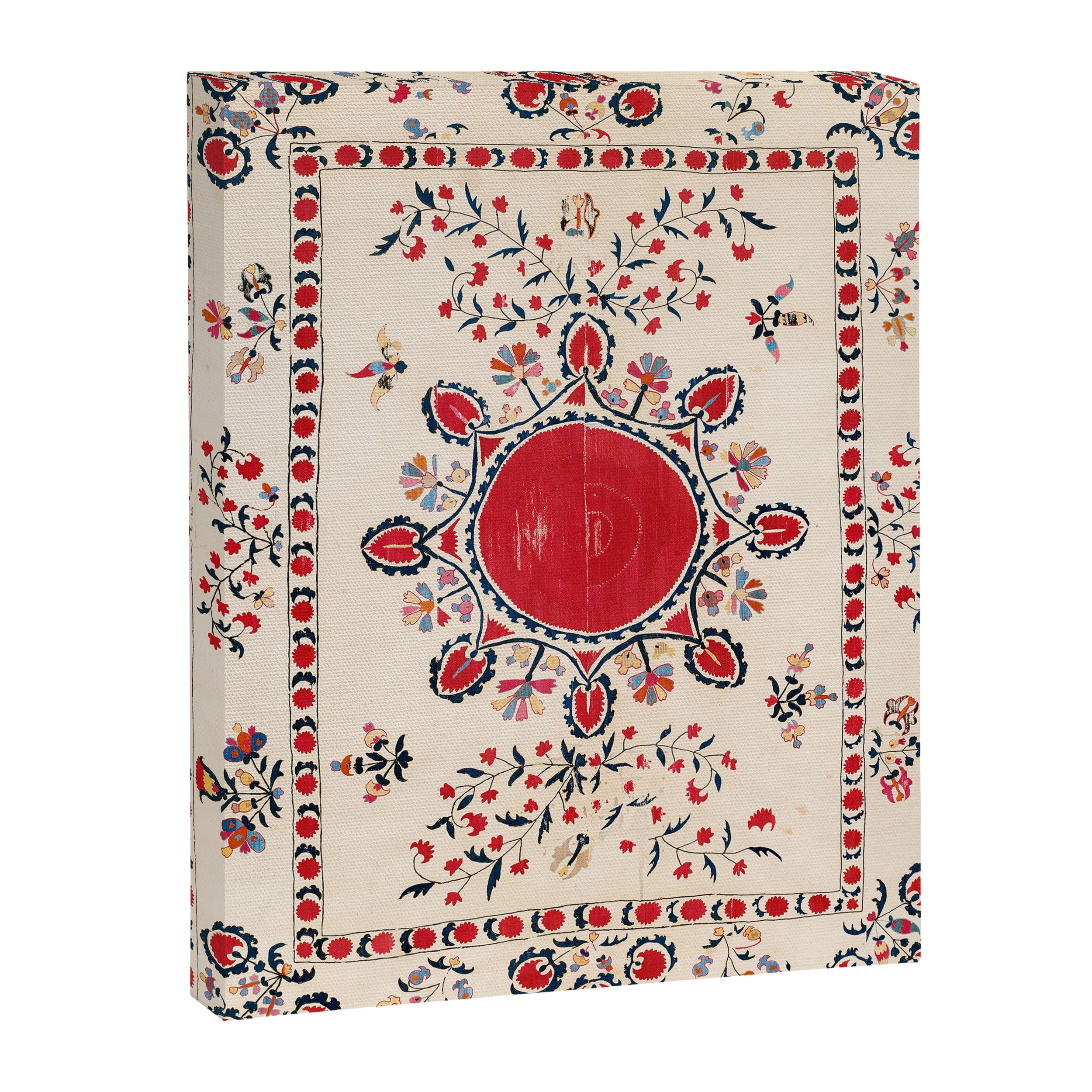 Tashkent Suzani Kokand Uzbekistan Embroidery Print Canvas Print Gallery Image 3