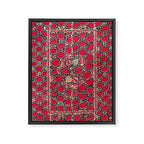 Tashkent Suzani Kokand Uzbekistan Print Framed Canvas Print Gallery Image 6