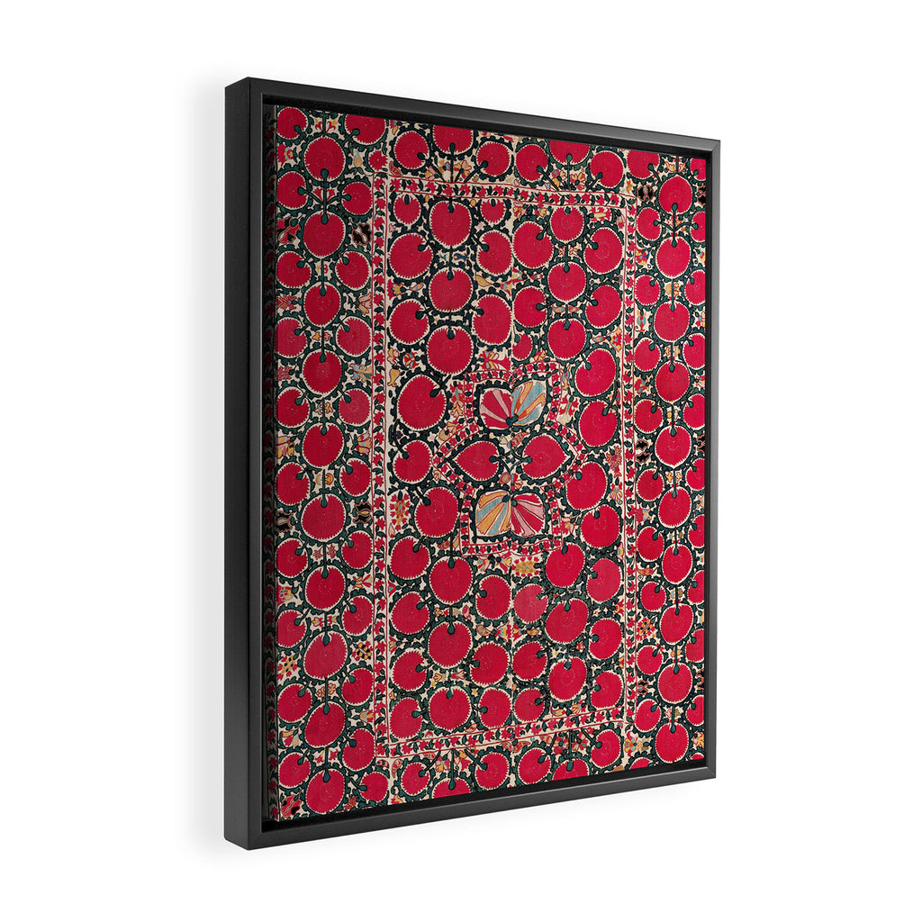 Tashkent Suzani Kokand Uzbekistan Print Framed Canvas Print Gallery Image 2