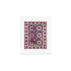 Tashkent Suzani Uzbekistan Floral Embroidery Print Art Print Gallery Image 1