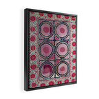 Tashkent Suzani Uzbekistan Floral Embroidery Print Framed Canvas Print Gallery Image 2