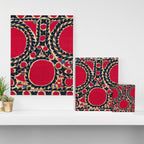 Tashkent Uzbekistan Central Asian Suzani Embroidery Print Canvas Print Gallery Image 3