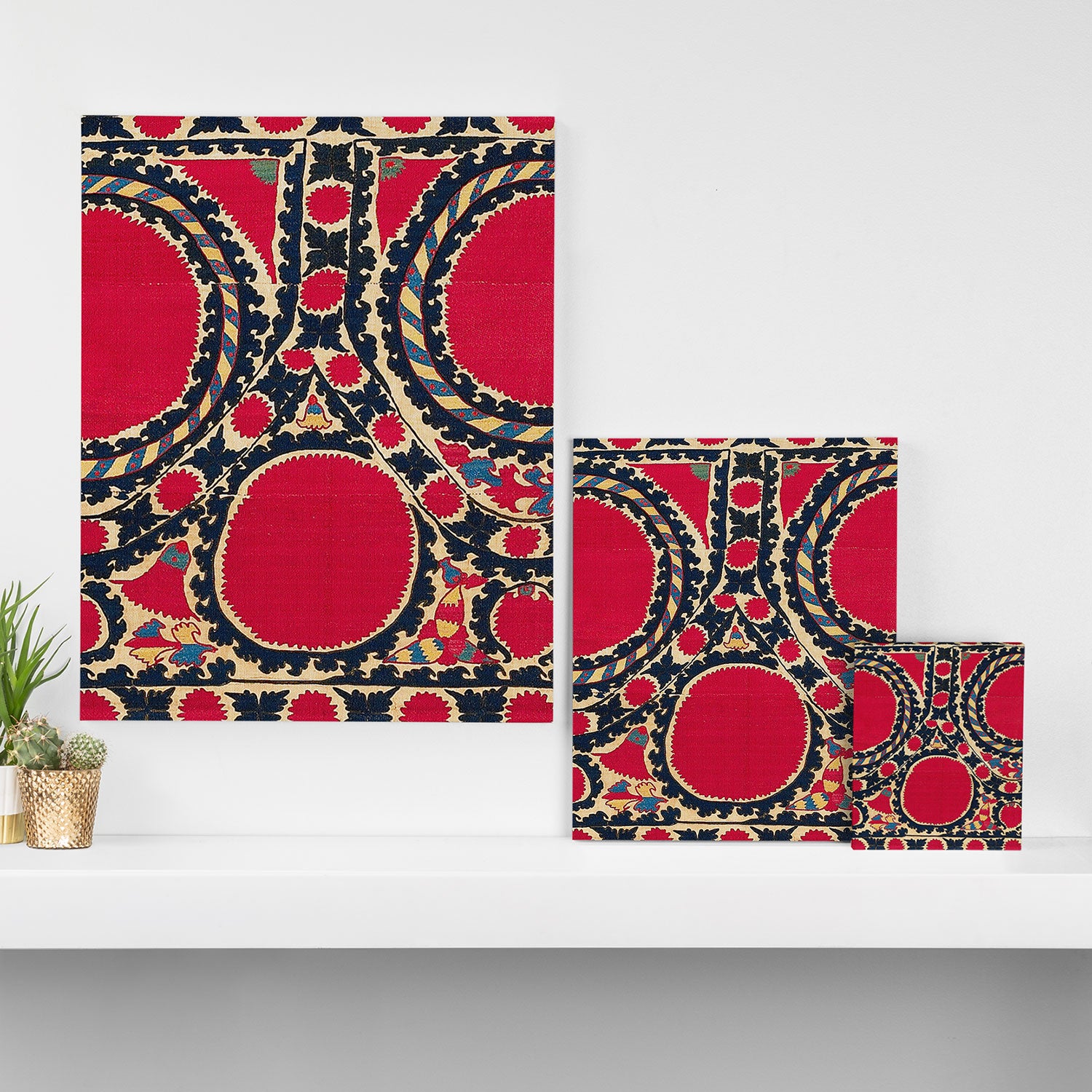 Tashkent Uzbekistan Central Asian Suzani Embroidery Print Canvas Print Gallery Image 3