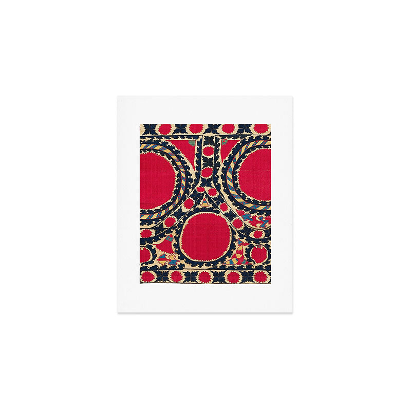 Tashkent Uzbekistan Central Asian Suzani Embroidery Print Art Print Gallery Image 1
